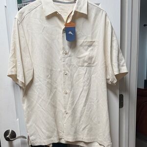 NWT Tommy Bahama Men's Silk Button Down Shirt